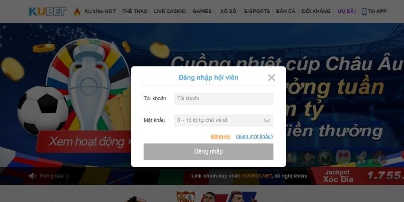 Chỉ với 4 thao tác chỉ dẫn bạn đã có trong tay tài khoản game KUBET